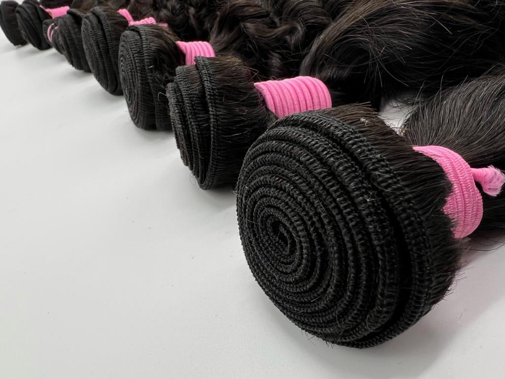 Virgin Body Wave/Straight Bundles (colour #1B)