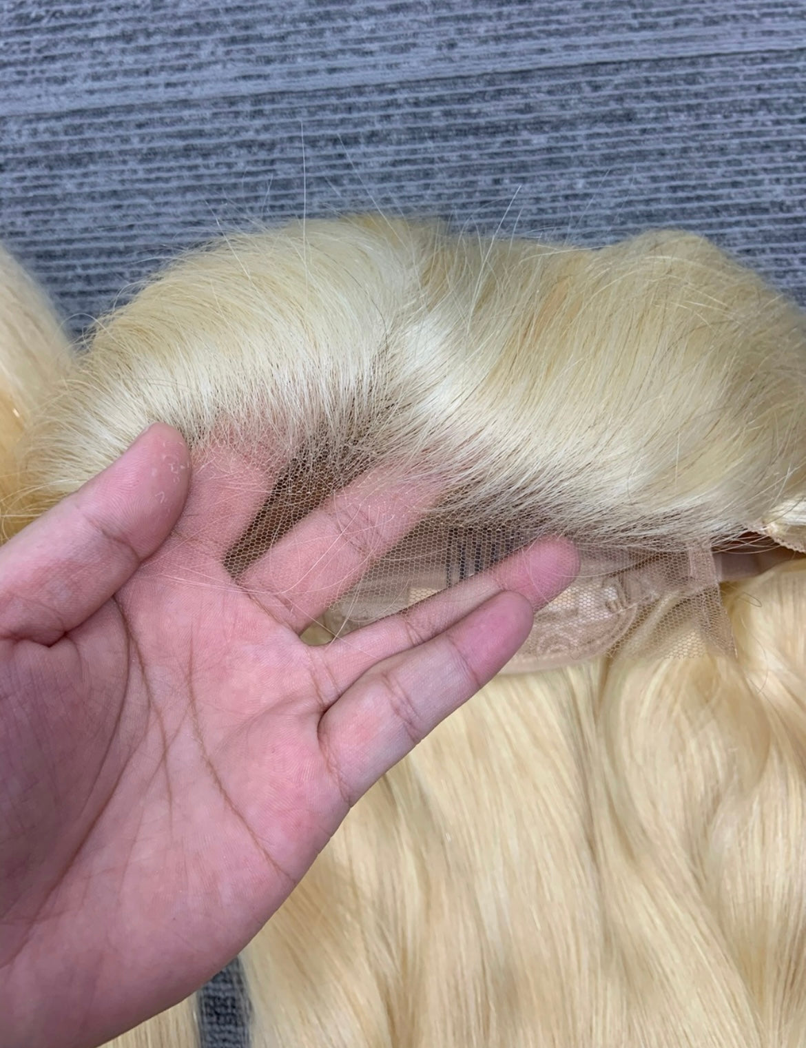 High End Virgin 13x6 Lace Frontal (colour #613)