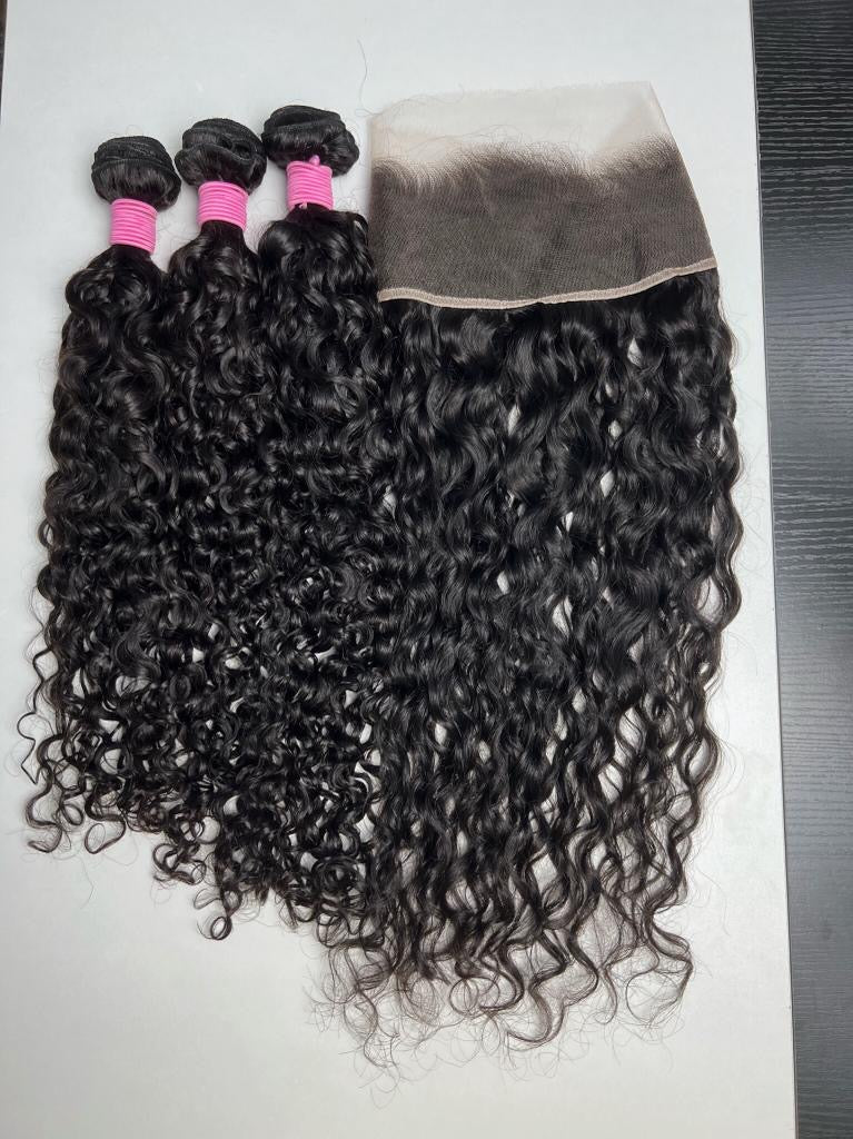 Virgin French/Italian Curl Bundles (colour #1B)