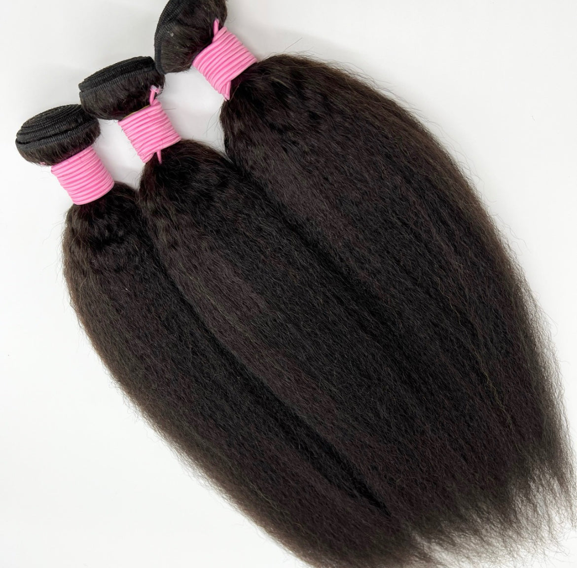 Virgin Kinky Curl/Straight Bundles (colour #1B)
