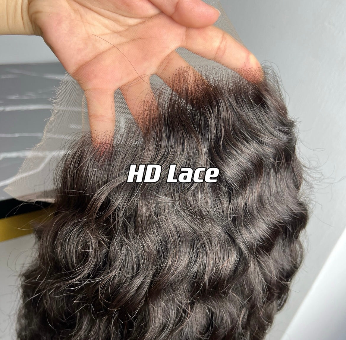 High End Virgin 13x4 Lace Frontal (colour #1B)